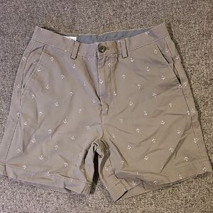 Amazon Essentials Men's Grayish Brown Anchor Print Shorts